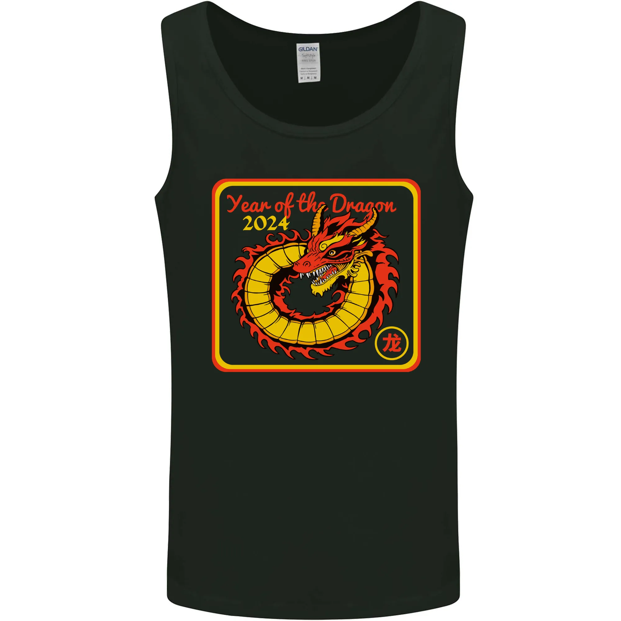 2024 Year of the Dragon Mens Vest Tank Top