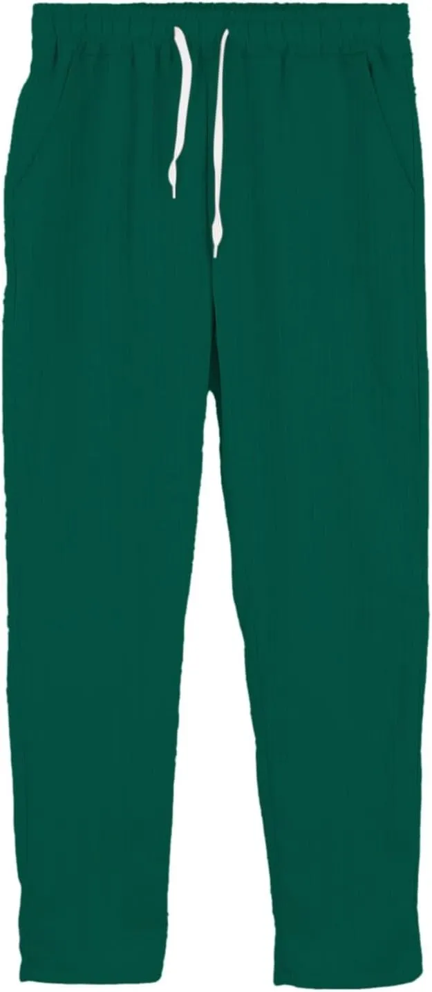 2025 Men's Casual Pants Loose Solid Color Breathable Pants