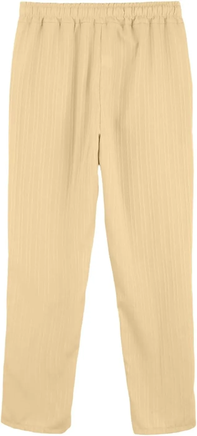 2025 Men's Casual Pants Loose Solid Color Breathable Pants