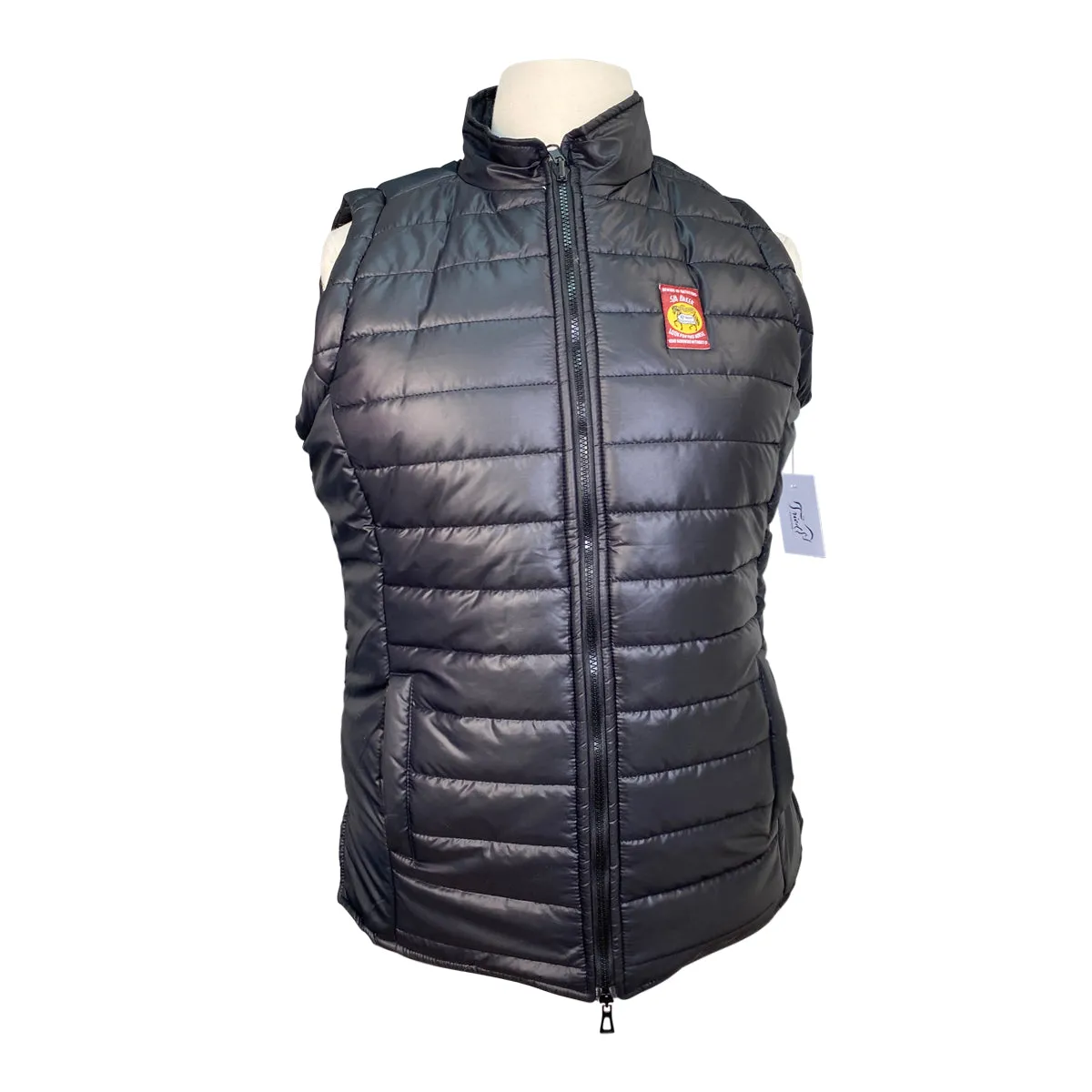 5/A Baker Reversible Vest in Black/Plaid - Women's XL