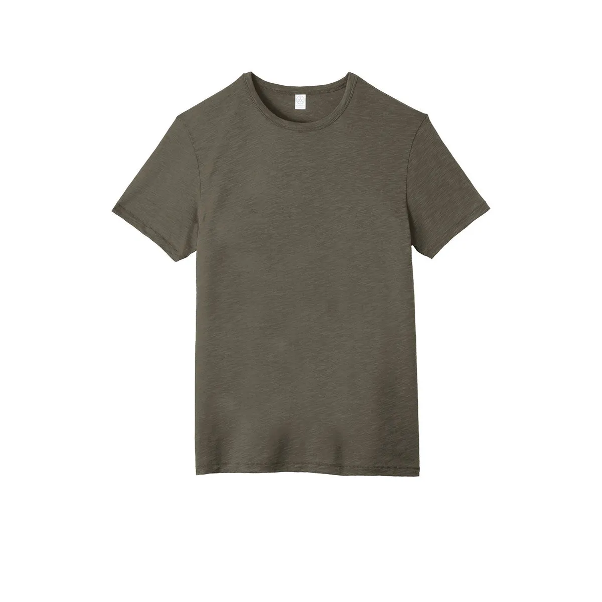 Alternative Apparel Men's Dark Olive Weathered Slub Tee