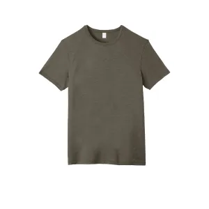 Alternative Apparel Men's Dark Olive Weathered Slub Tee