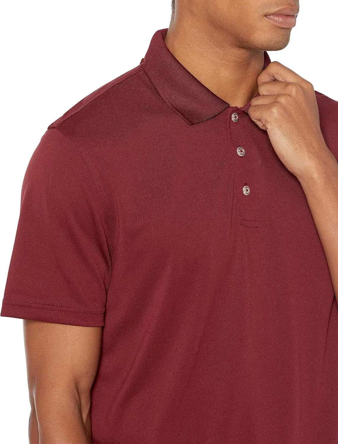 Amazon Essentials Men's Golf Polo Shirt, Short Sleeve, Dri Fit, Slim-Fit, Quick-Dry