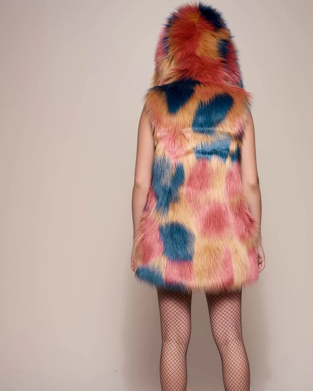 American Swallow Hooded Faux Fur Vest | Women's