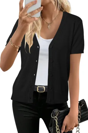 Arach&Cloz Women's Wool Blend Summer Business Casual Cardigan Sweaters 2025