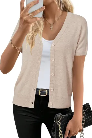 Arach&Cloz Women's Wool Blend Summer Business Casual Cardigan Sweaters 2025