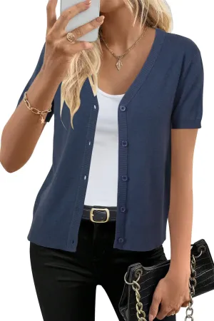 Arach&Cloz Women's Wool Blend Summer Business Casual Cardigan Sweaters 2025
