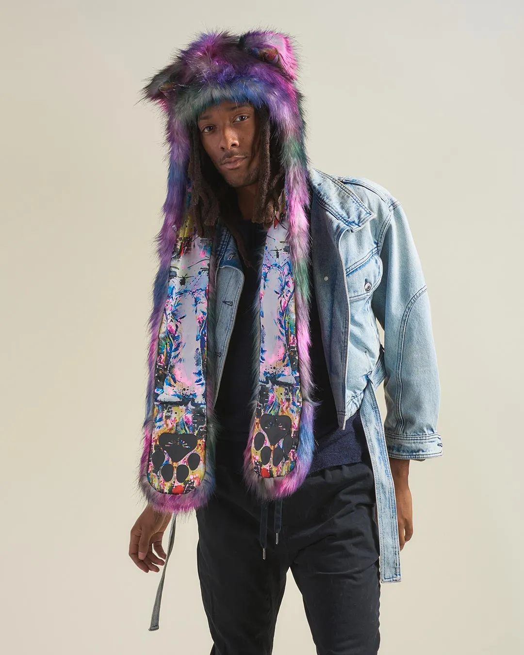Artist Edition Lora Zombie Catzilla Faux Fur Hood | Men's