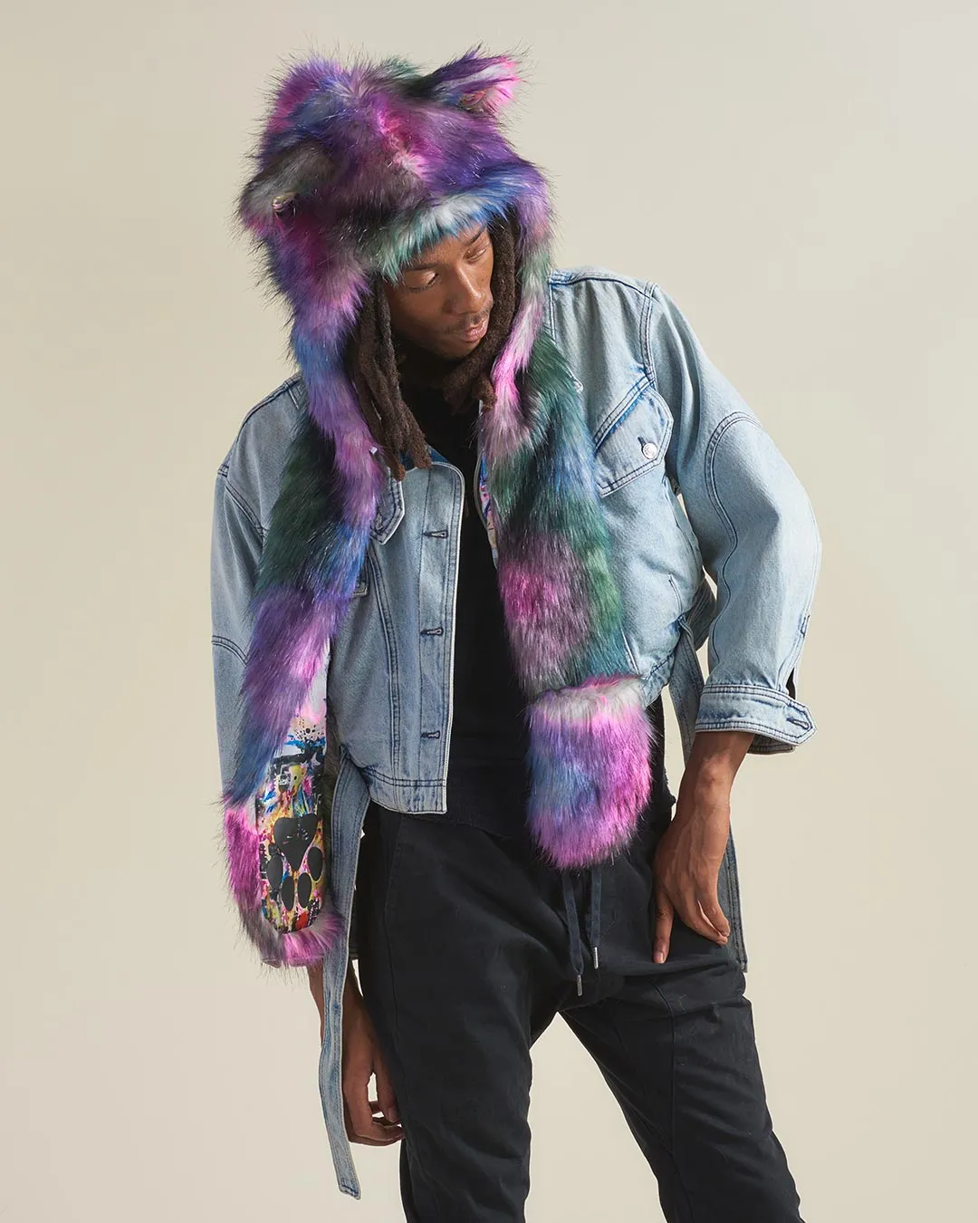 Artist Edition Lora Zombie Catzilla Faux Fur Hood | Men's