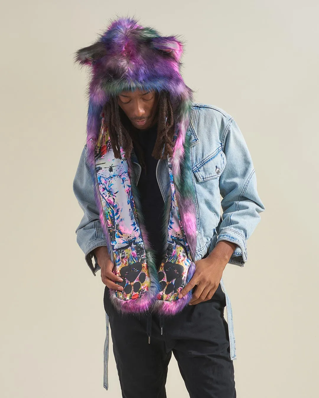 Artist Edition Lora Zombie Catzilla Faux Fur Hood | Men's