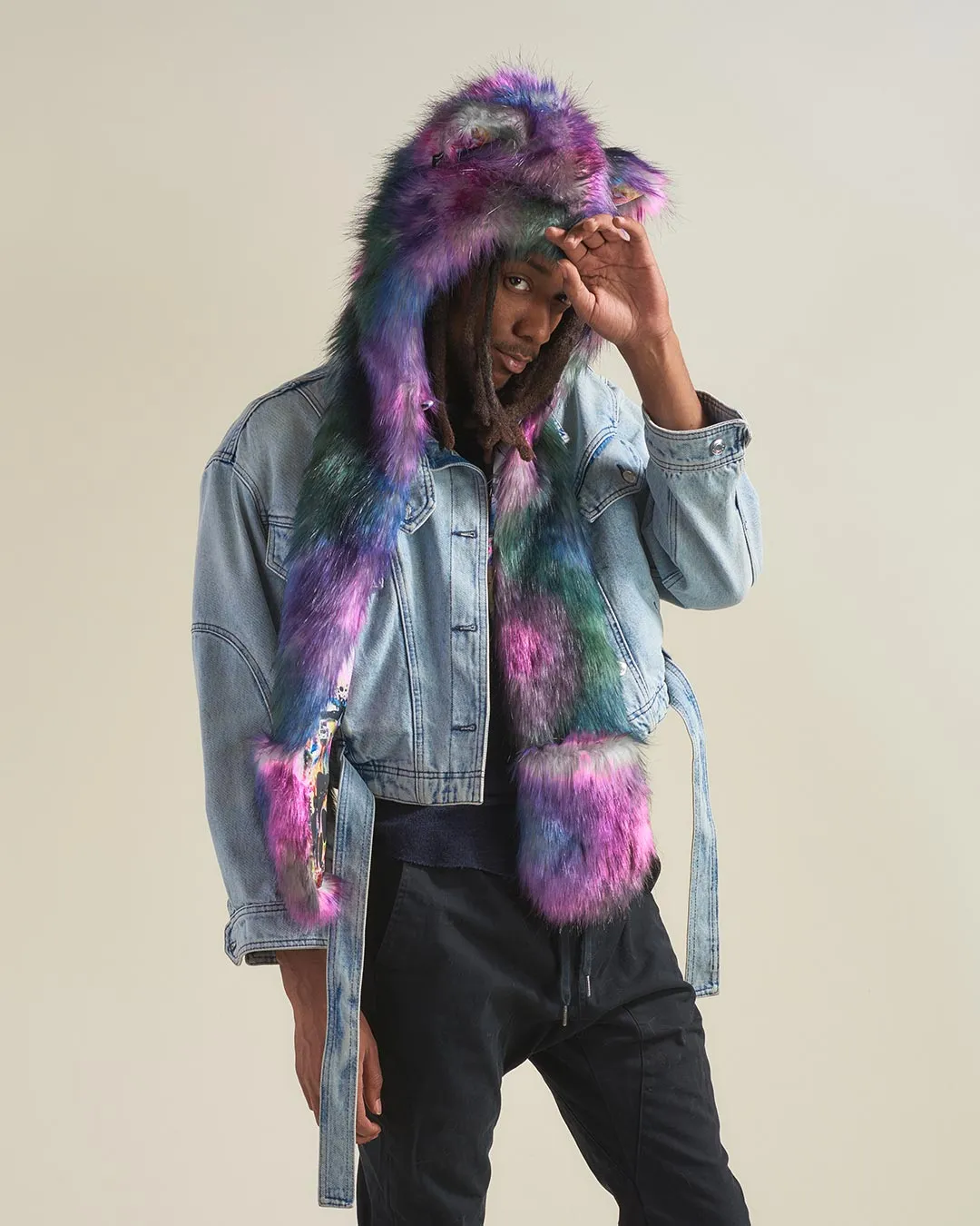Artist Edition Lora Zombie Catzilla Faux Fur Hood | Men's