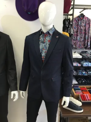 Au Noir STEWART Stretch Blazer Navy