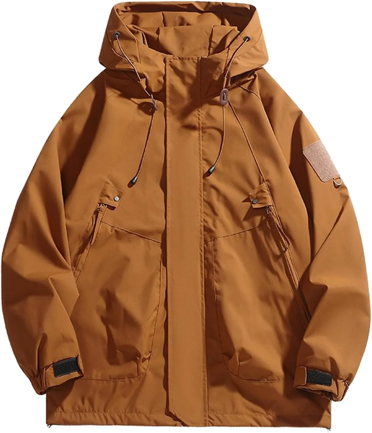 Autumn Sports Hooded Windbreaker Jacket, High Street Outerwear.