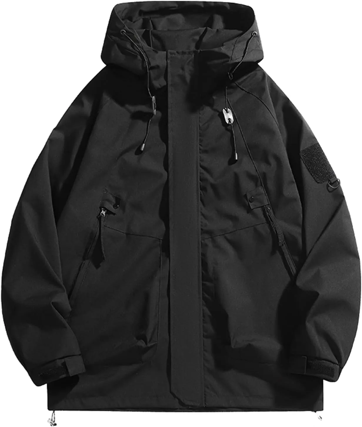 Autumn Sports Hooded Windbreaker Jacket, High Street Outerwear.