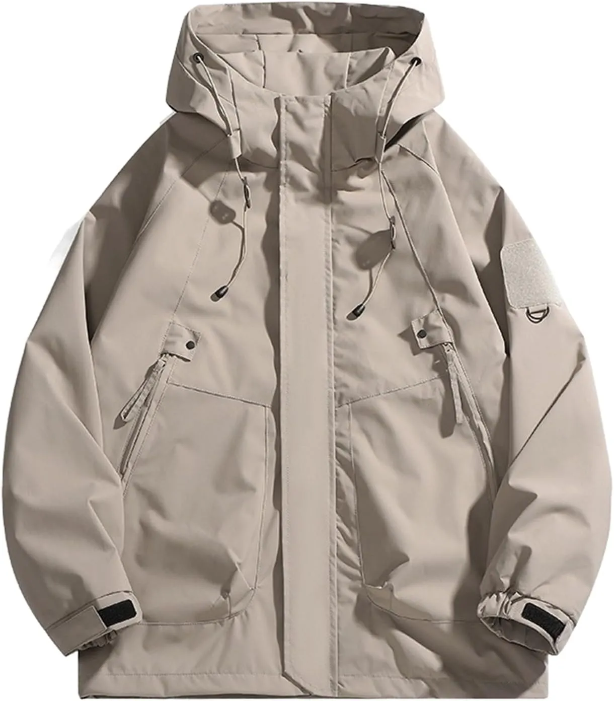 Autumn Sports Hooded Windbreaker Jacket, High Street Outerwear.