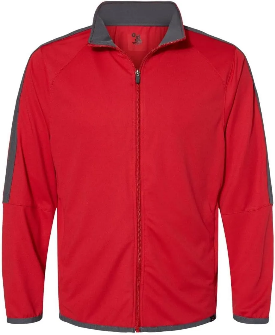 Badger Sports Blitz Outer Core Jacket - Extra Small - RD/GR