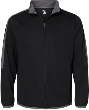 Badger Sports Blitz Outer Core Jacket - L - BK/GR