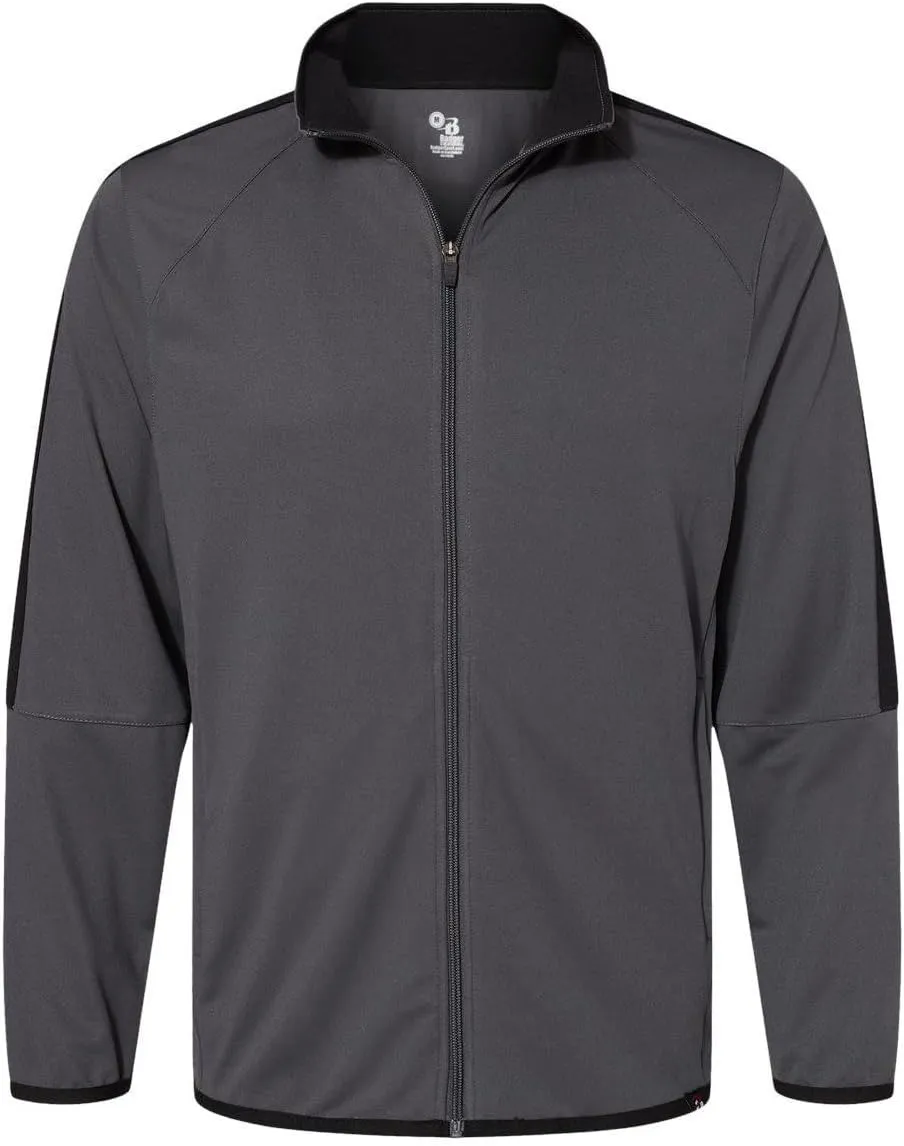 Badger Sports Blitz Outer Core Jacket - S - GR/BK