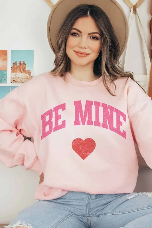 BE MINE GRAPHIC SWEATSHIRT