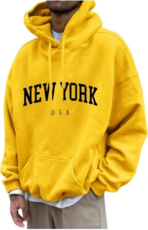 Big And Tall Hoodies For Men Loose Printed Hooded Sweatshirt Casual Fashion Sports Sweatshirt