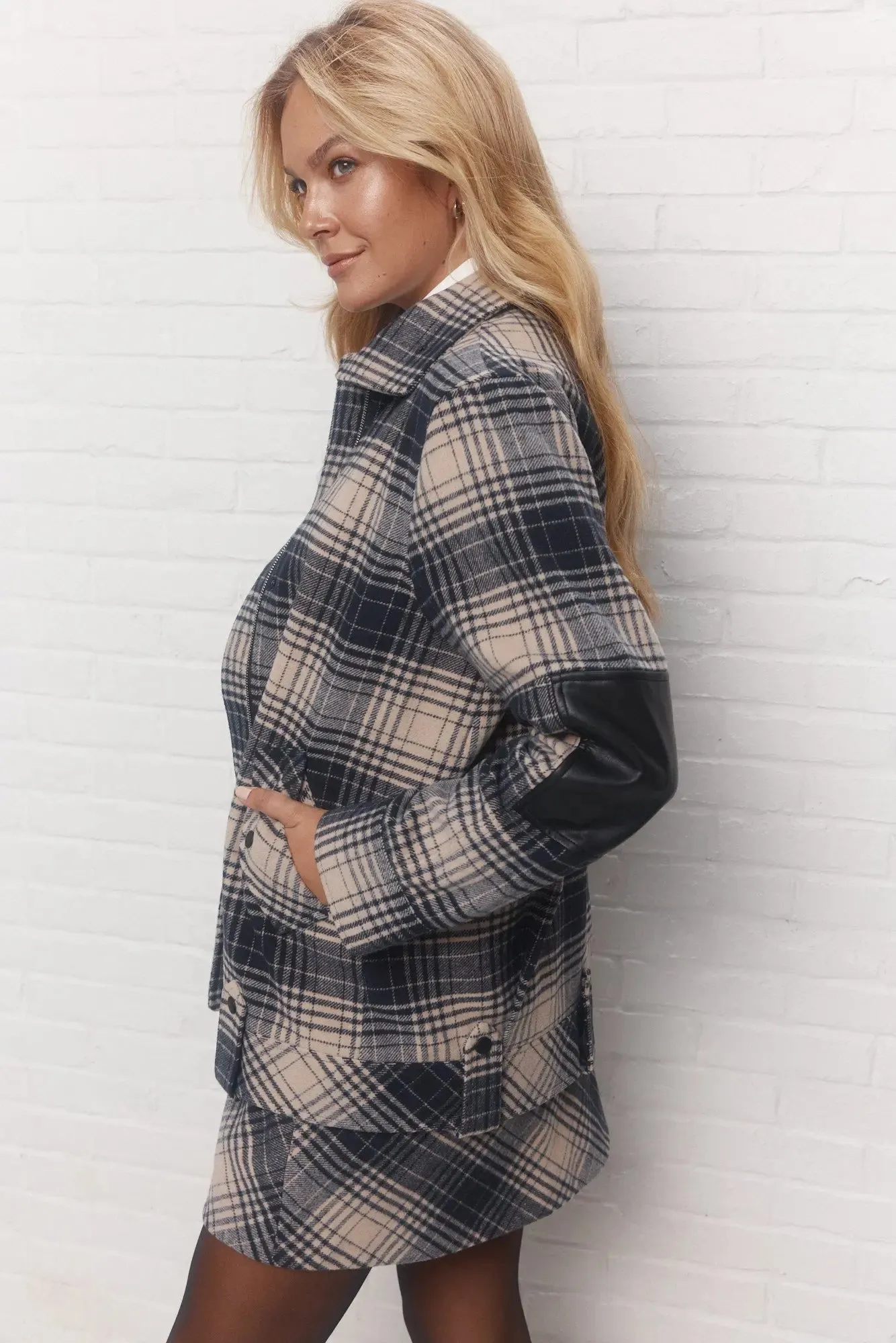 Blair | Manteau à carreaux