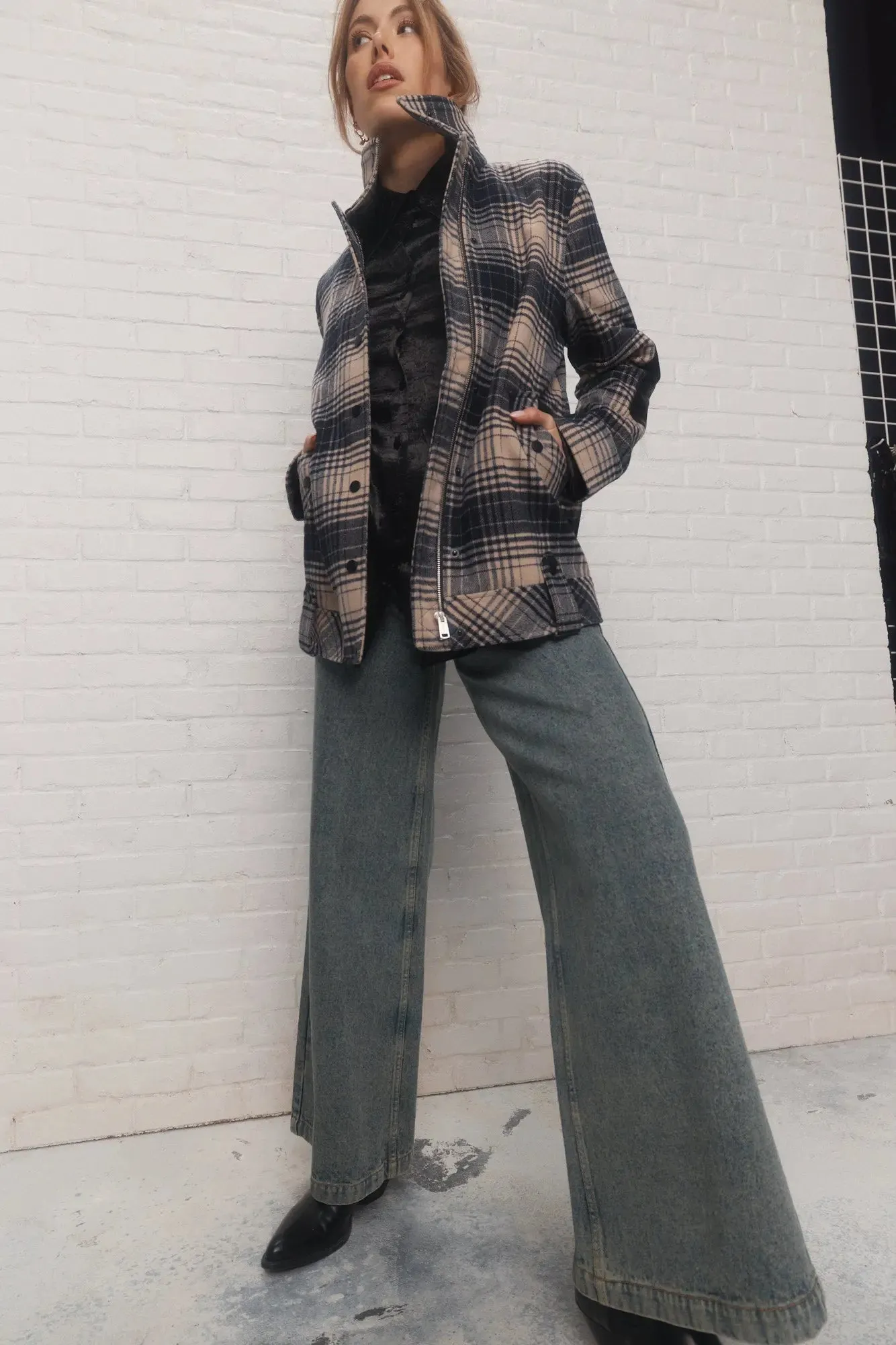 Blair | Manteau à carreaux