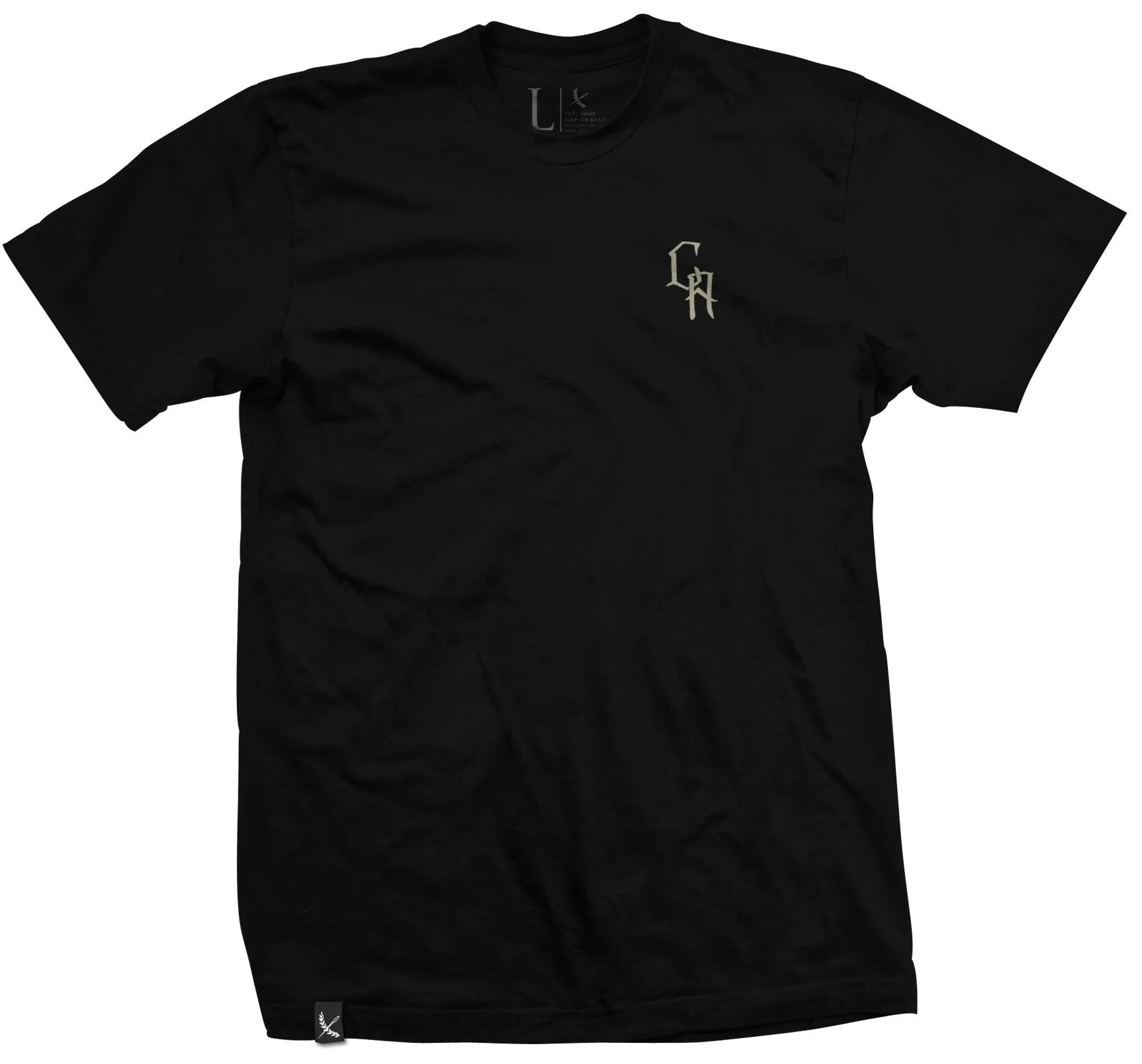 CA Icon Tee - Black / Khaki