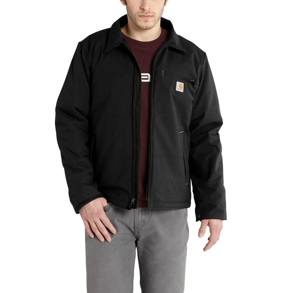 Carhartt Men's Black Quick Duck Livingston Jacket