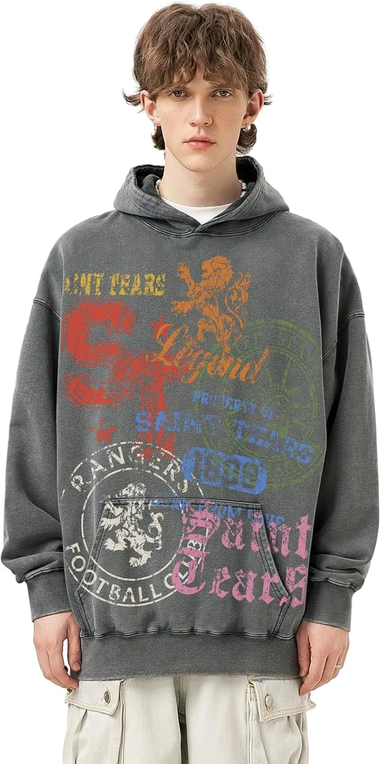 Chainsaw Man Washed Graphic Hoodies Oversized Streetwear Vintage Hoodie Y2k Hooded Sweatshirt Pullover Unisex