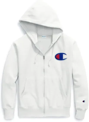 Champion Men's Zip-up Hoodie, Reverse Weave, Sweatshirt, Fleece Zip-up Hoodie for Men