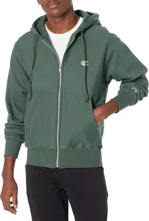 Champion Men's Zip-up Hoodie, Reverse Weave, Sweatshirt, Fleece Zip-up Hoodie for Men
