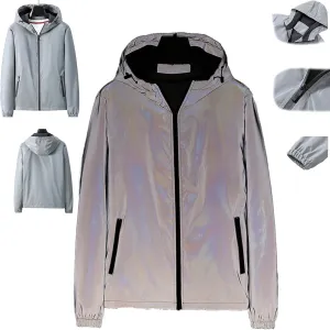 Chromashift Reflective Windbreaker  Daily Wear, Night Runs, Rides & Color-Shifting, Windproof and Waterproof