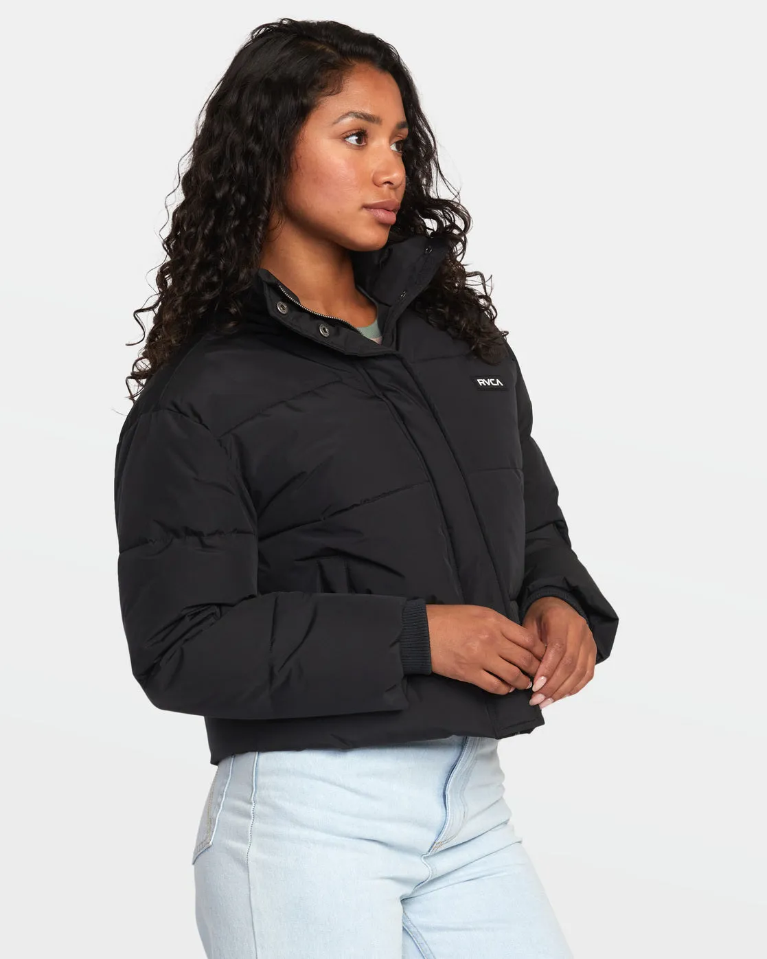 Cloud Puffer Jacket - RVCA Black