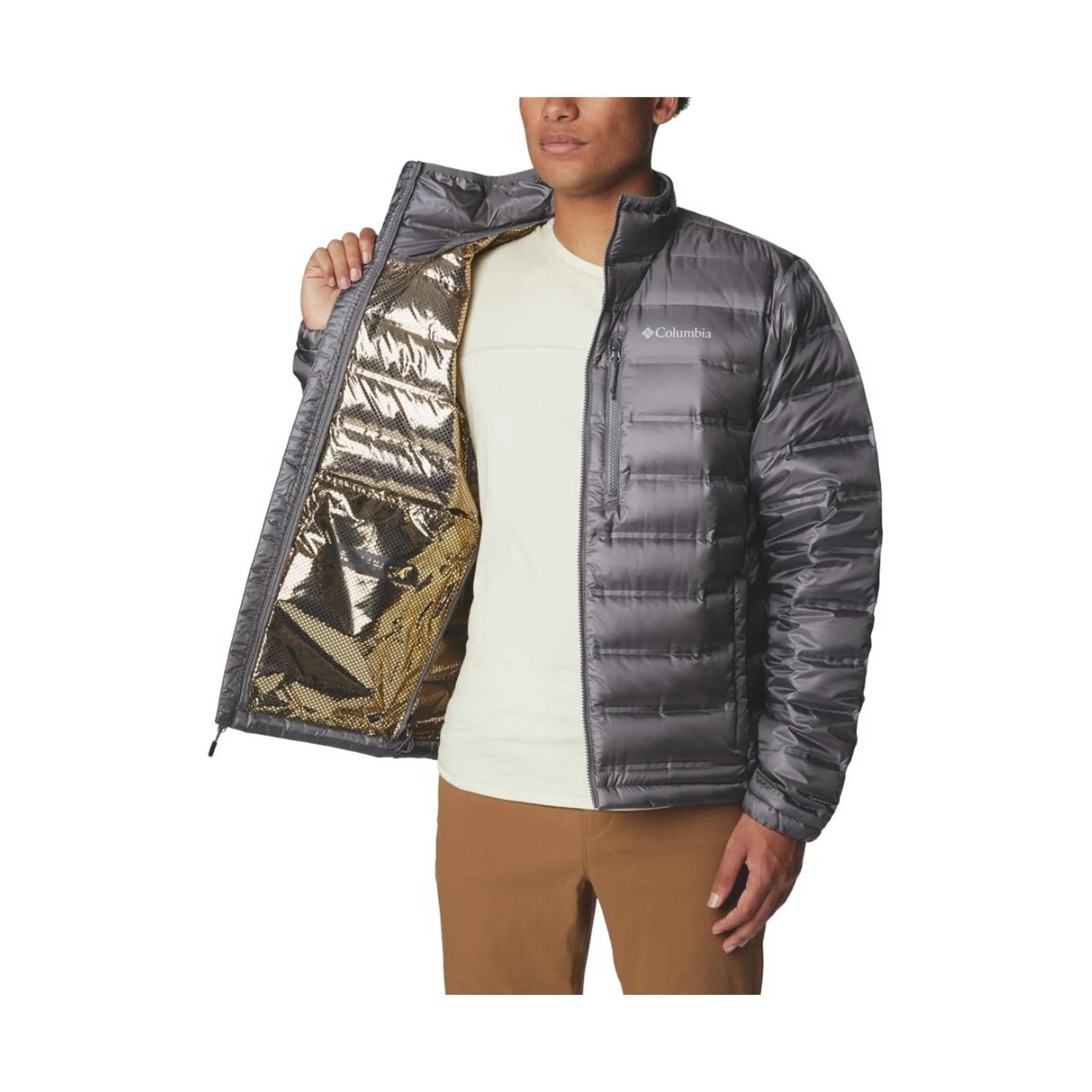 Columbia Men's Pebble Peak Down Jacket - City Grey