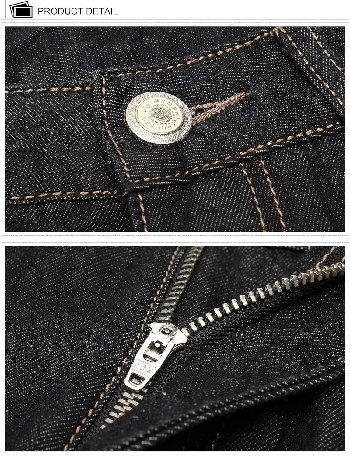 Demon&Hunter Straight Series Men's Straight Leg Jeans