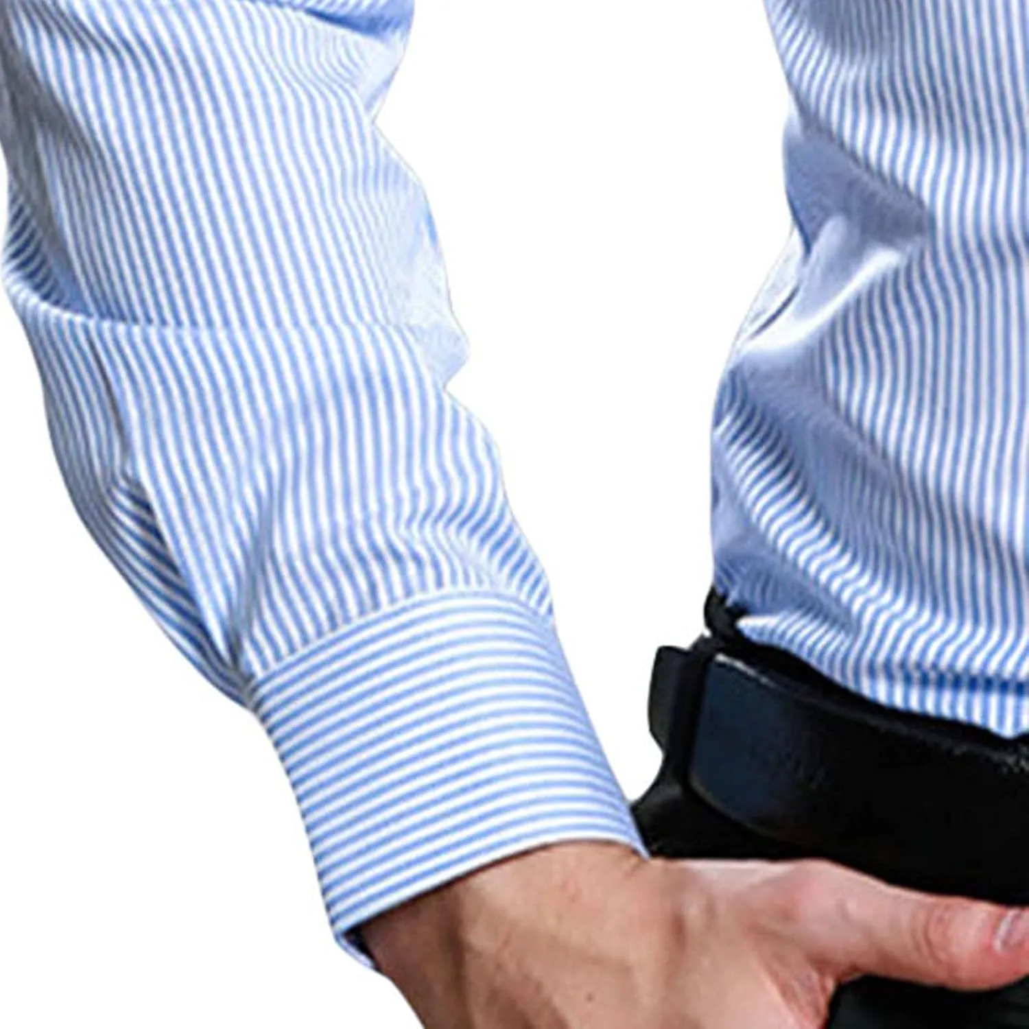 DGHM-JLMY Men's Iron-Free Slim Fit Business Shirt Regular Fit Lapel Collar Dress Shirt Pocket Decorative Dress Shirt