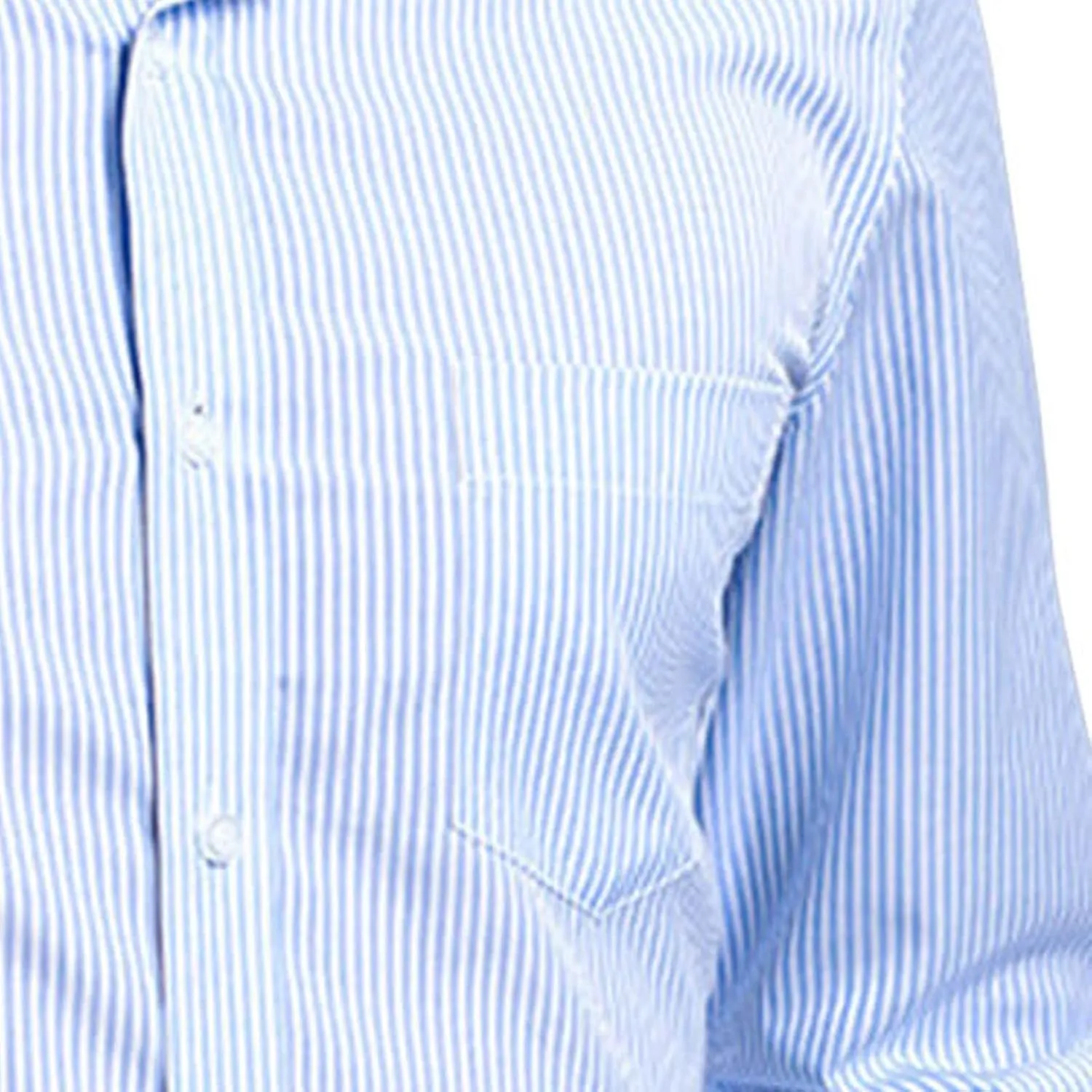 DGHM-JLMY Men's Iron-Free Slim Fit Business Shirt Regular Fit Lapel Collar Dress Shirt Pocket Decorative Dress Shirt
