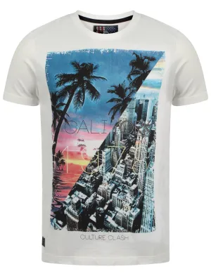 Dissident Cali-York t-shirt in Ivory