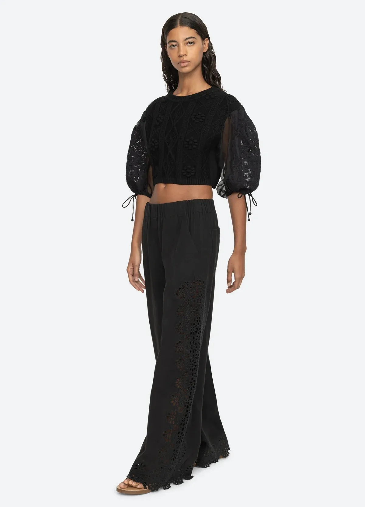 Edith Embroidery Pants