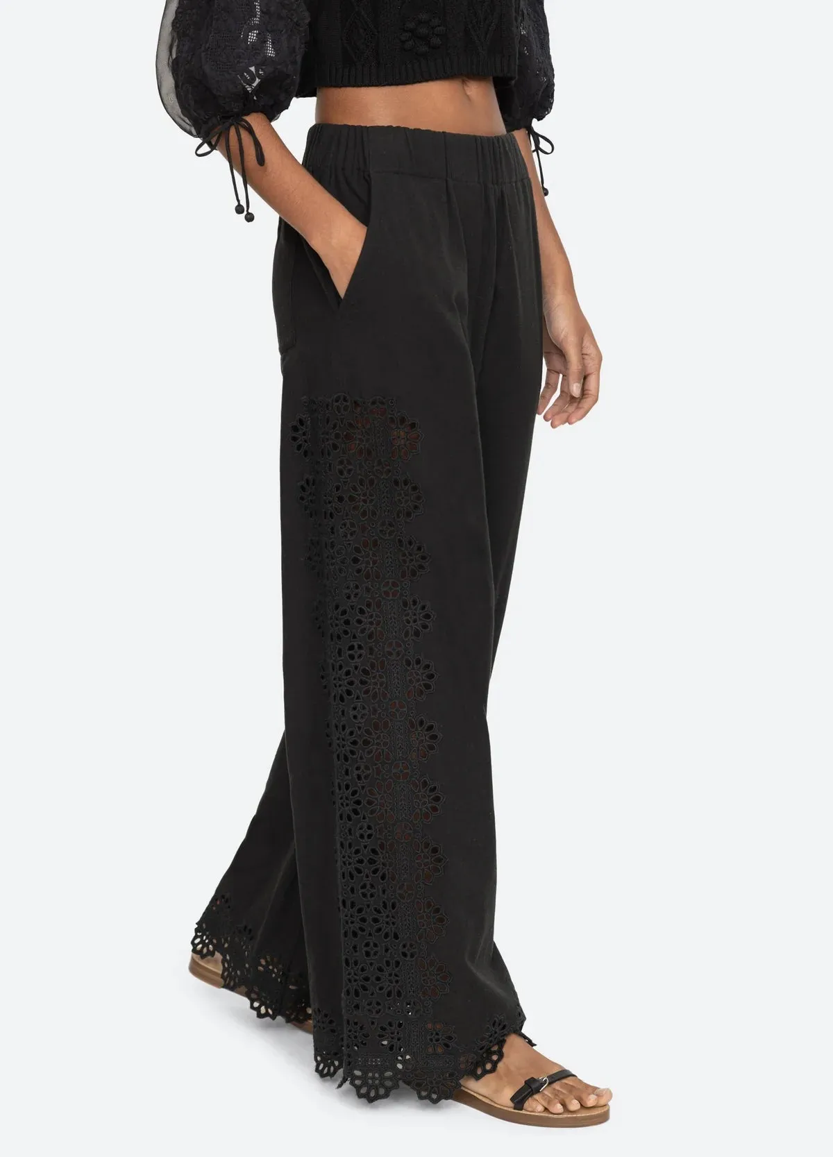 Edith Embroidery Pants