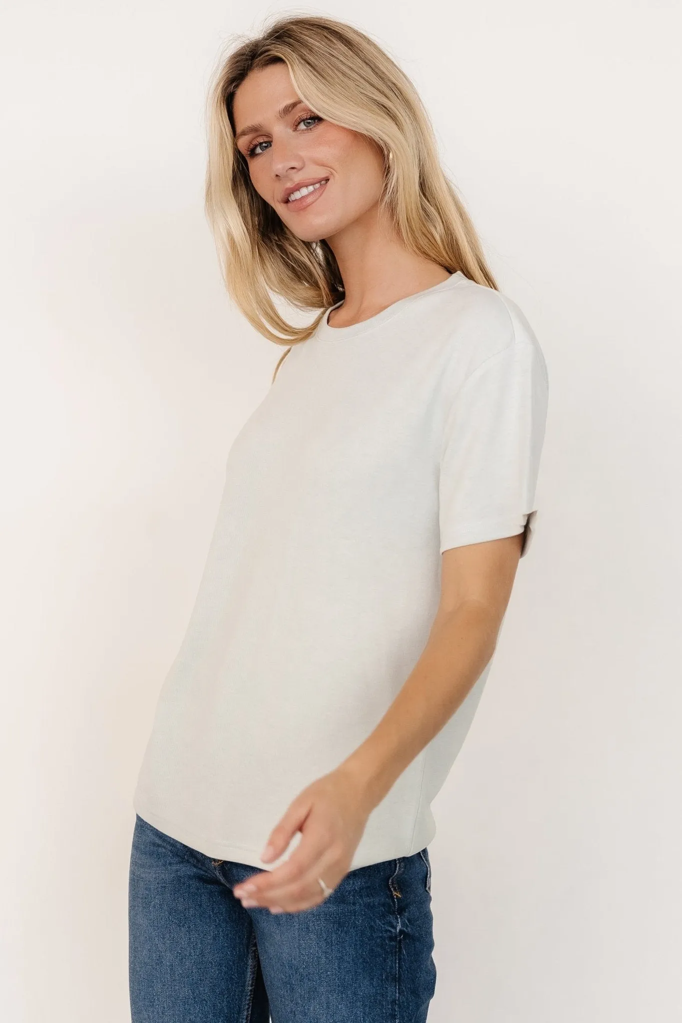 Elliot Relaxed Tee | Pale Mint