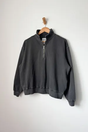 French Terry Noah Top in Coal | Le Bon Shoppe