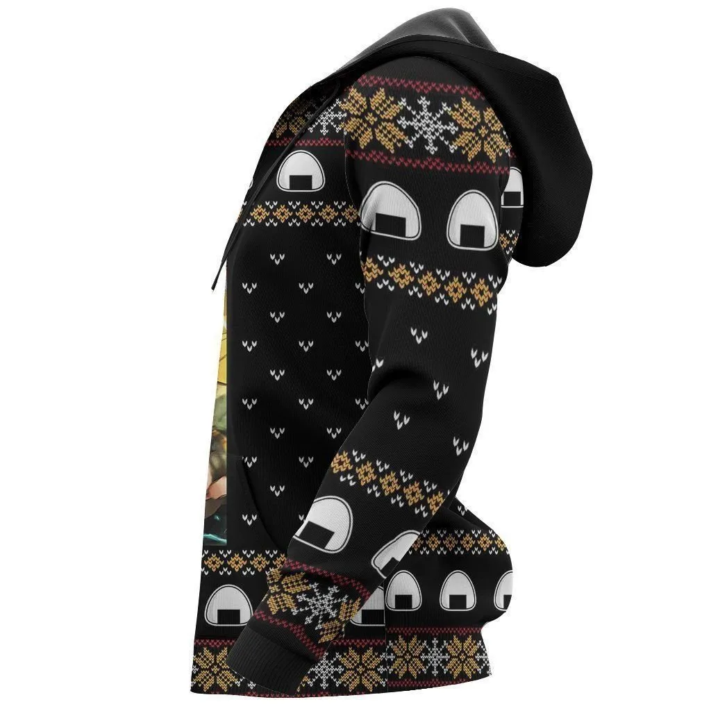 Giftngon - Zenitsu Agatsuma Ugly Christmas Sweater Demon Slayer Anime Custom Xmas Clothes For Kids