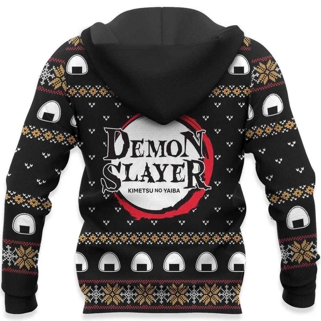Giftngon - Zenitsu Agatsuma Ugly Christmas Sweater Demon Slayer Anime Custom Xmas Clothes For Kids