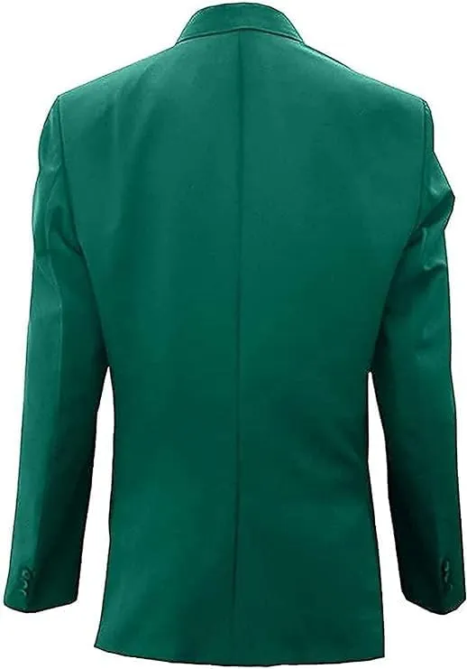 Golf Green Tournament Blazer Coat Jacket | Lightweight Cotton Sports Jacket