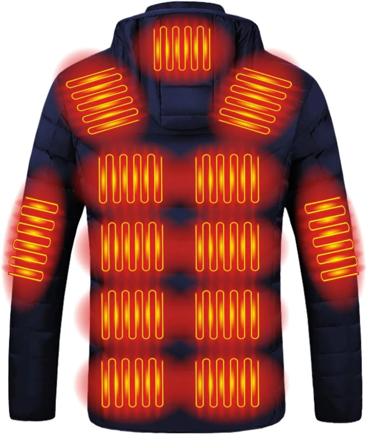 Heated Jacket for Men Women 2025 Winter Heated Coat Soft Shell Warm Heating Jackets Outdoor Winter Clothes
