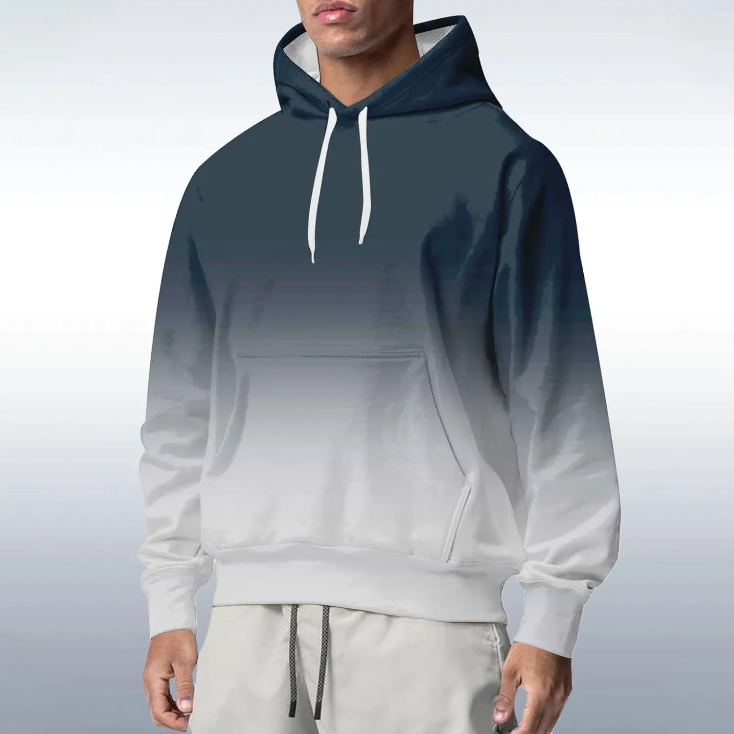 Heavyweight Hoodie Sports Outdoor Daily Sports Basic Casual Spring And Autumn Clothing Hooded Sweatshirt Long Sleeve