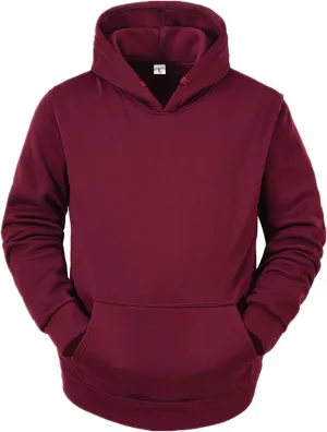 Hoodies For Men Fleece Pullover Autumn And Winter Hooded Sweater Long Sleeve Sweater Top