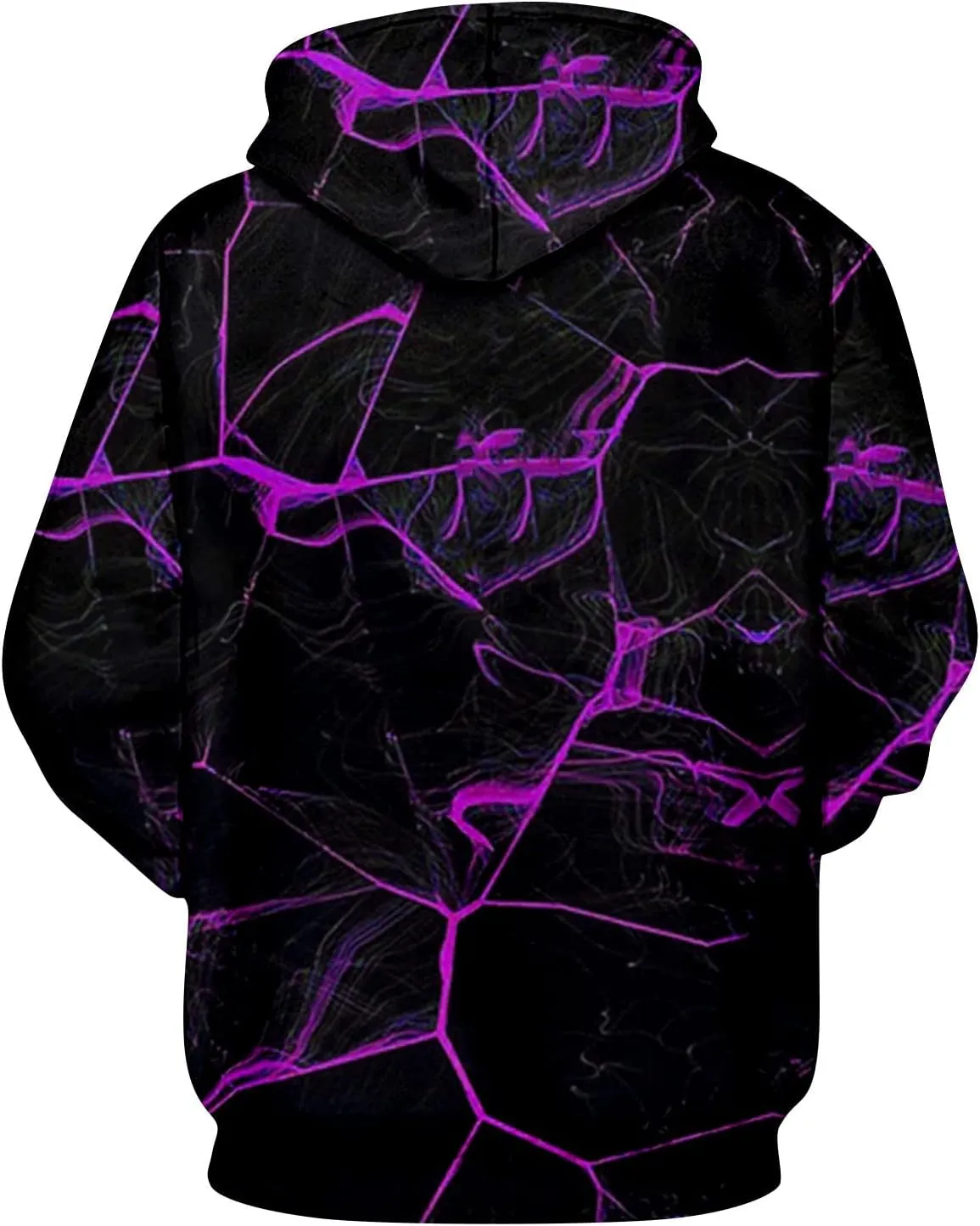 Hoodies For Men Trendy Long Sleeve Printed Pullover Crewneck Hoodie
