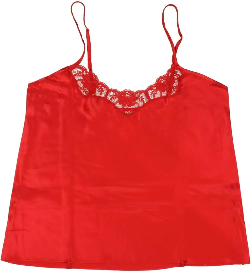 INTIMO Womens Silk Lace Camisole Top Shirt